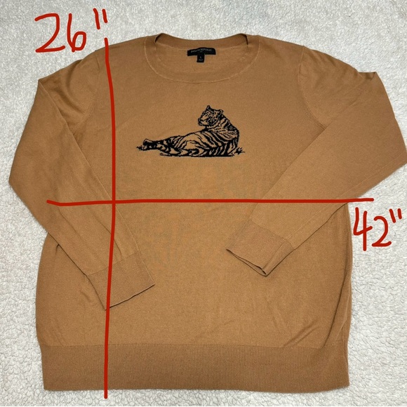 Banana Republic Tiger Sweater Size L - Picture 3 of 3